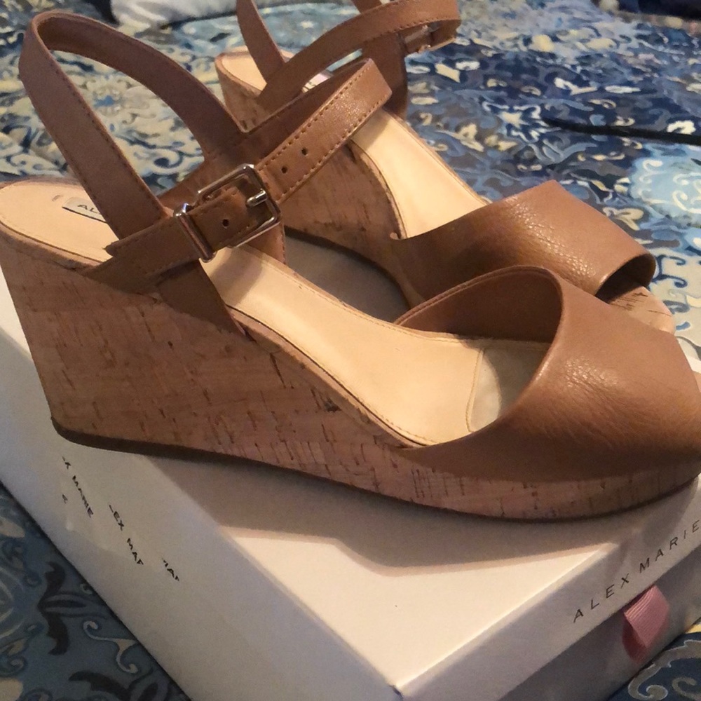 Alex Marie Cork Wedges